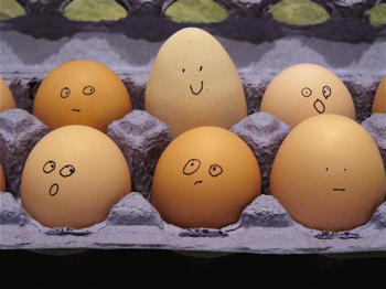 decorated eggs