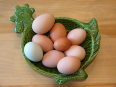 dish of eggs